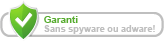 Garanti sans logiciel espion et logiciel publicitaire No spyware - No adware